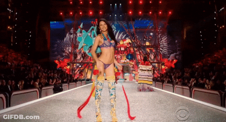 Adriana Lima Victoria's Secret Model GIF