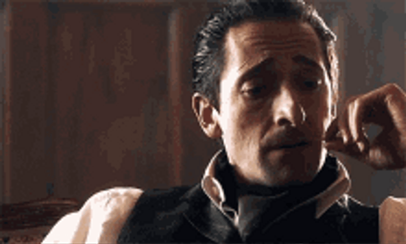 Adrien Brody Nodding Yes GIF