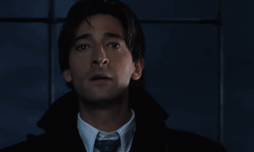 Adrien Brody Shocked Reaction GIF