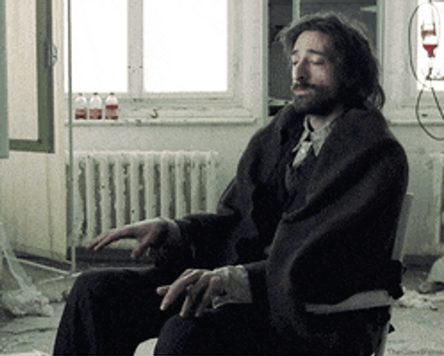Adrien Brody The Pianist Playing Piano GIF