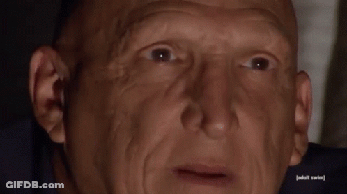 Adult Swim Man Face GIF