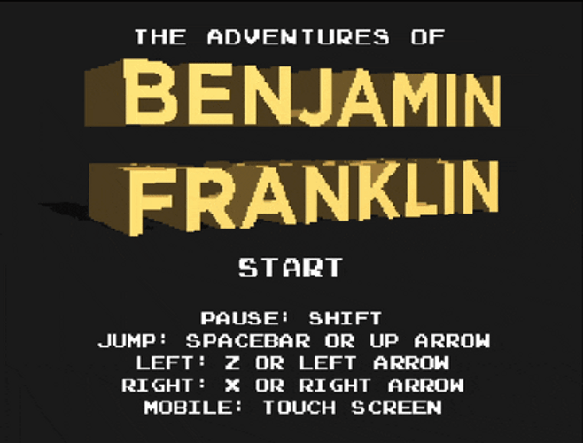 Adventure Of Benjamin Franklin Videogame GIF