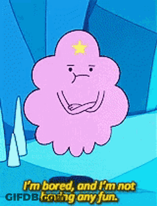 Adventure Time Bored Lumpy Space Princess GIF