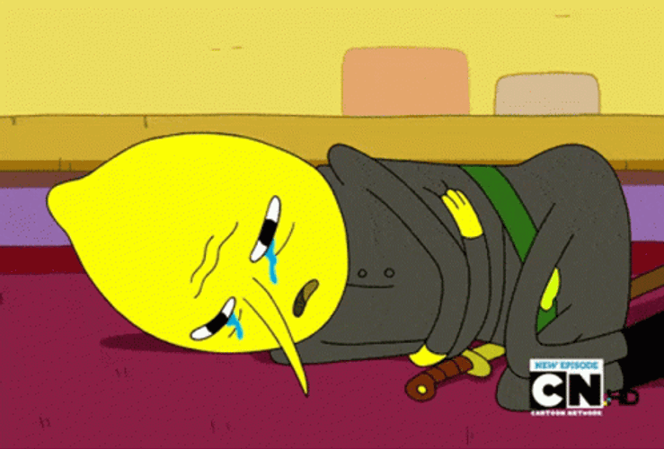 Adventure Time Crying Earl GIF