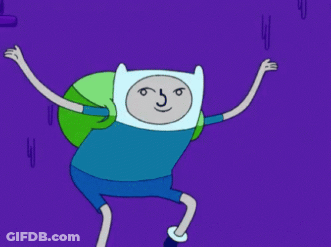 Adventure Time Finn Lenny Face GIF