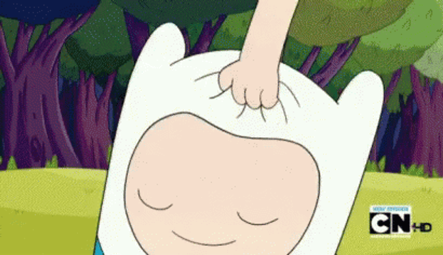 Adventure Time Finn’s Hair Reveal GIF