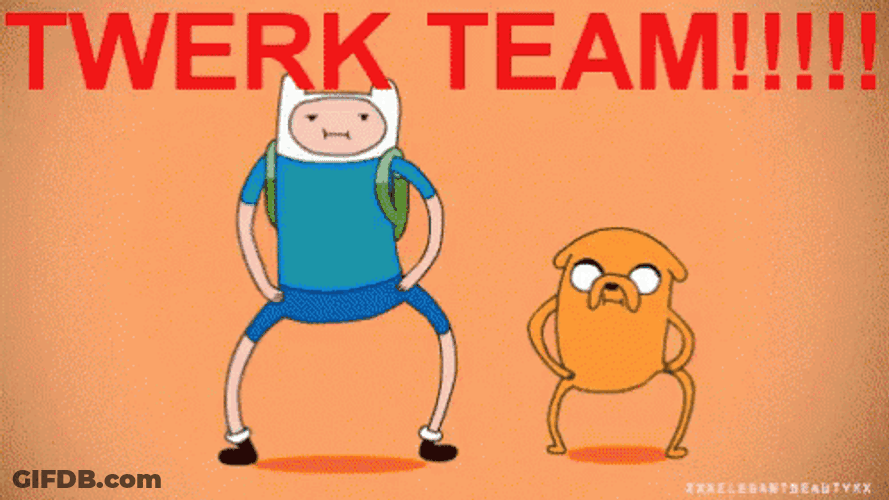 Adventure Time Funny Twerk GIF