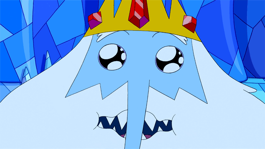 Adventure Time Ice King Crazy Eyes GIF