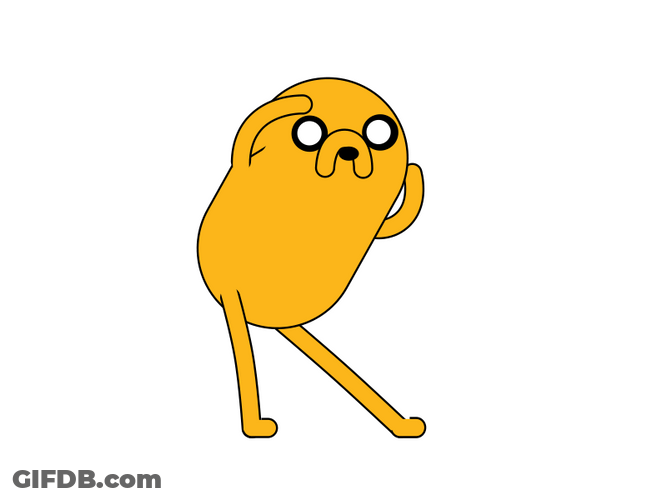 Adventure Time Jake Dance GIF