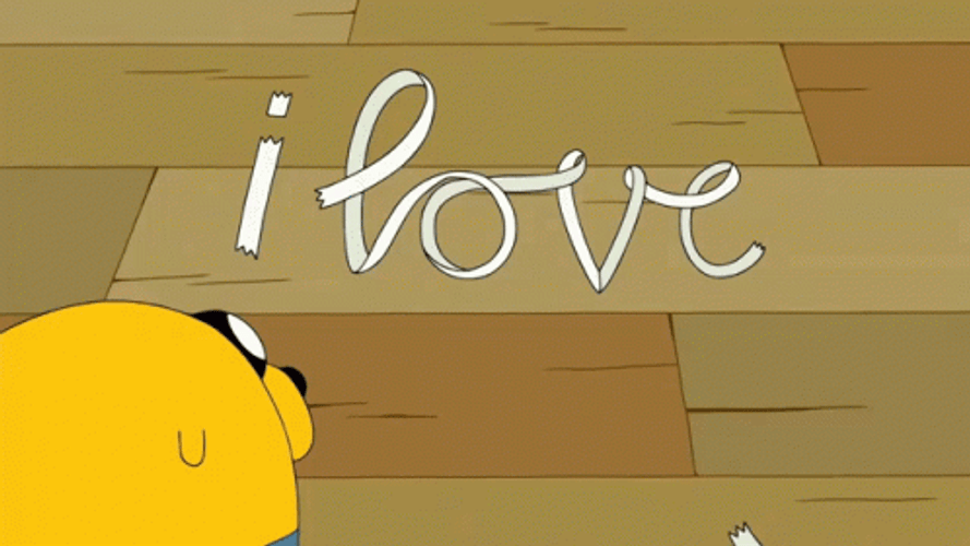 Adventure Time Jake I Love You GIF