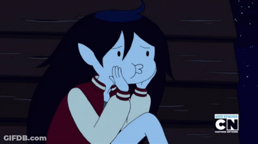 Adventure Time Marcelline Pout GIF