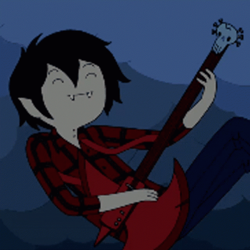 Adventure Time Mashall Lee Laughing GIF