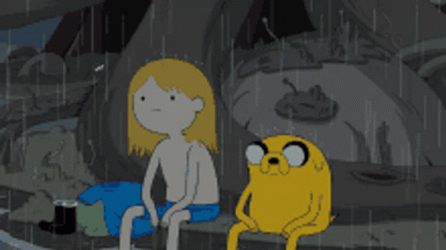 Adventure Time Rainy Season GIF
