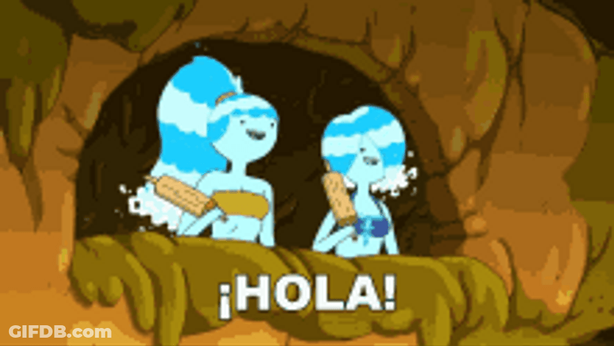 Adventure Time Water Nymphs Buenas Tardes GIF