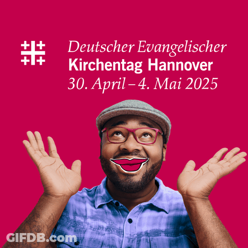 Advertisement For Deutscher Evangelischer Kirchentag Hannover April GIF
