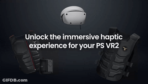 Advertisement For Immersive Haptic Experience PS VR2 GIF