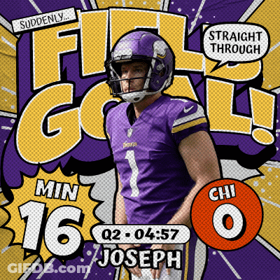 Advertisement For Minnesota Vikings Vs Chi O Football Game GIF
