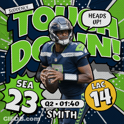 Advertisement Seahawks Quarterback Lac Smith Heads Up GIF