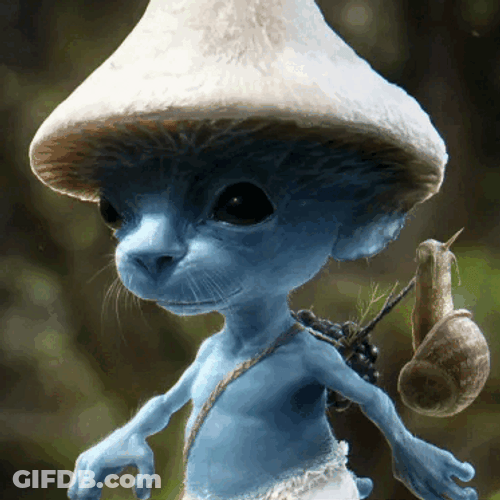 Advertising Mountain Dew Smurf Cat Meme GIF