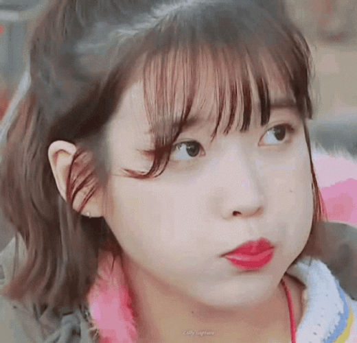 Aegyo Pout IU GIF