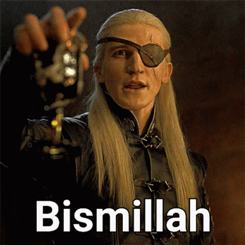 Aemond Targaryen Bismillah GIF