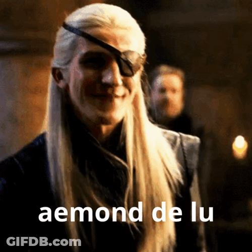 Aemond Targaryen De Lu GIF
