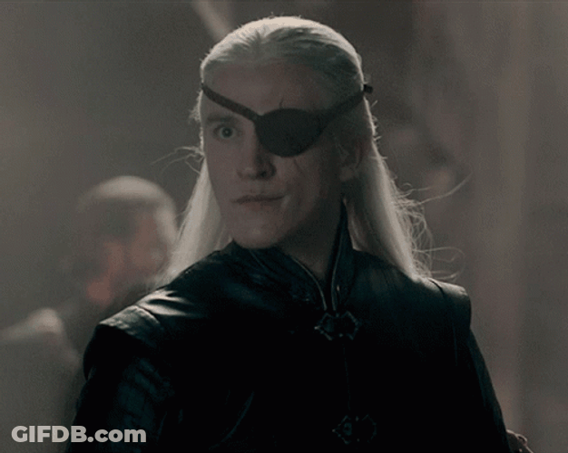 Aemond Targaryen Serious Stare GIF