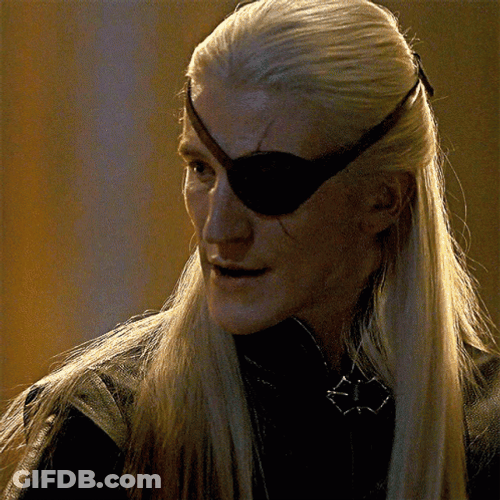 Aemond Targaryen Talking GIF