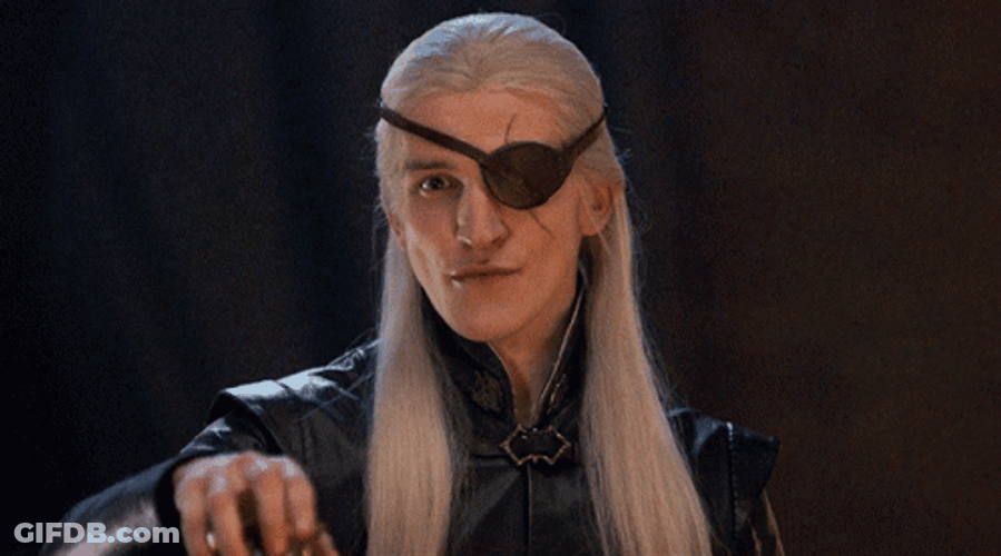 Aemond Targaryen Toast GIF