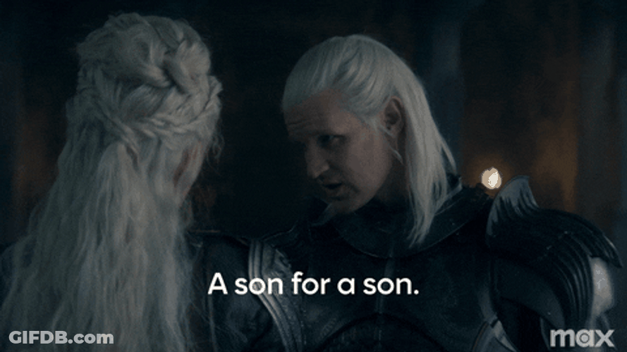 Aemond Targaryen Vhagar Ask For Help GIF
