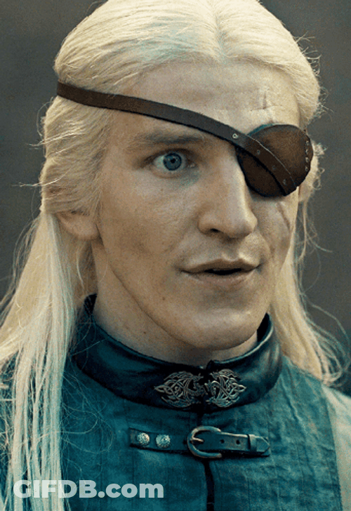 Aemond Targaryen With Eyepatch GIF