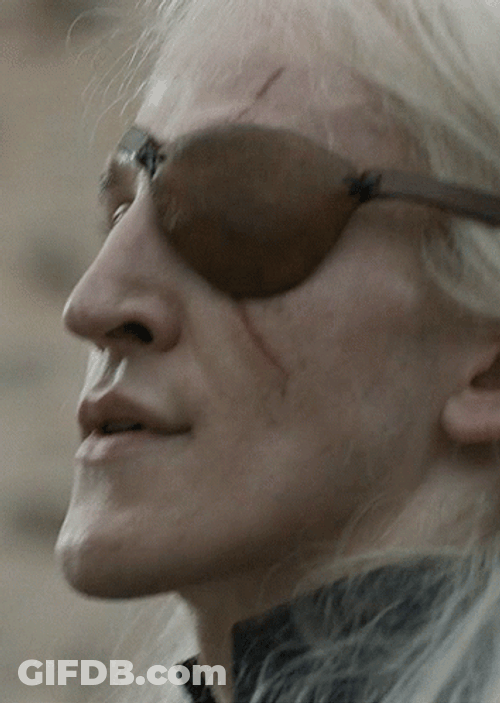 Aemond Targaryen With Eyepatch GIF
