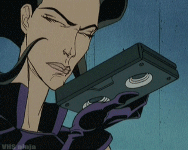 Aeon Flux Playing A Record GIF