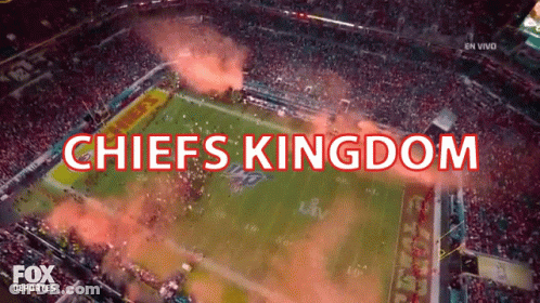 Aerial View Of Chiefs Kingdom Football Stadium GIF
