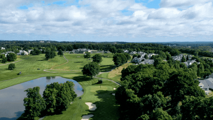 Aerial View Of Golf Course GIF
