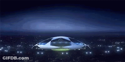 Aerial View Of Stadium With Lights GIF