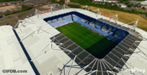 Aerial View Soccer Stadium Imgplay GIF