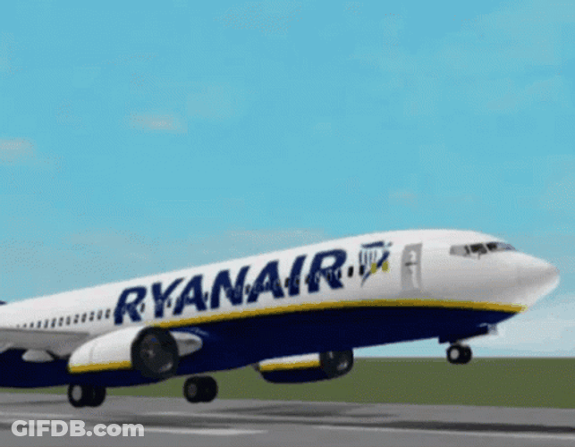Aerospace Ryanair Airline GIF