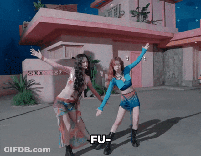 Aespa Girls Fusion Pose GIF
