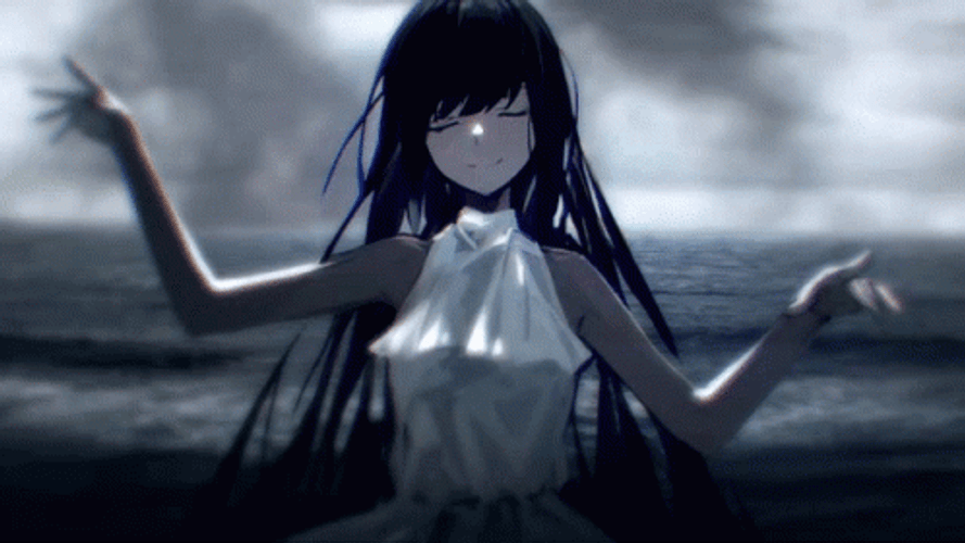 Aesthetic Anime Girl Angle Of Kuze High GIF