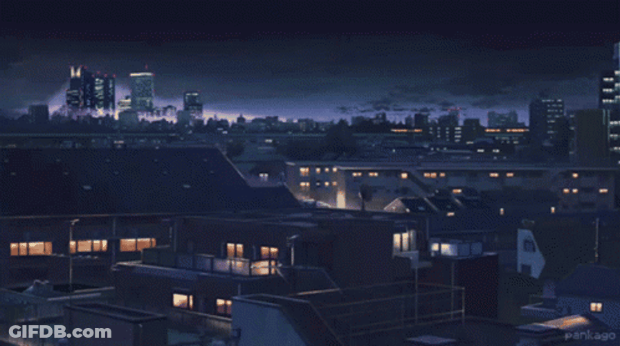 Aesthetic Background City Night GIF