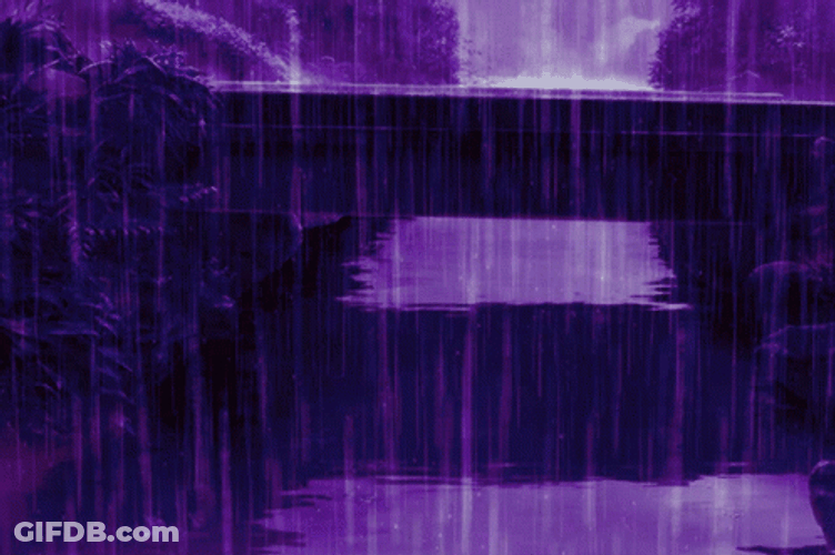 Aesthetic Background Heavy Rain GIF