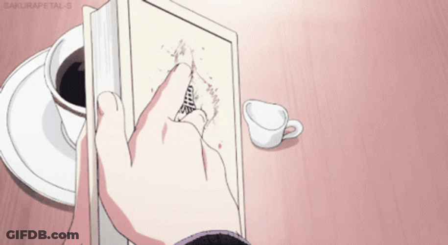 Aesthetic Background Opening The Books GIF