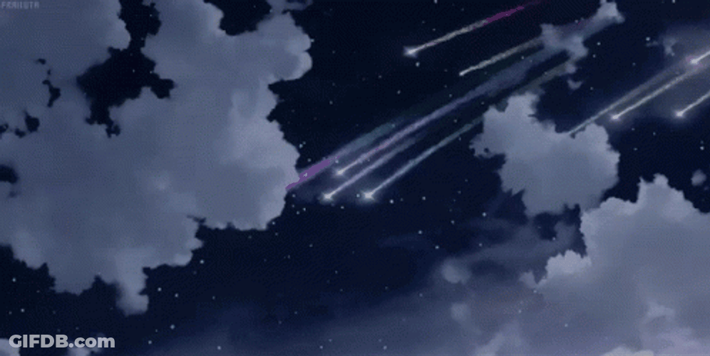 Aesthetic Background Shooting Stars GIF