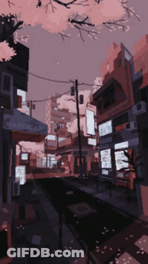 Aesthetic Background Tokyo Scenery GIF