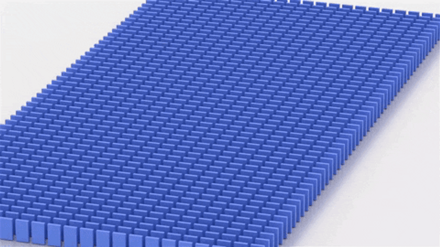 Aesthetic Blue Red Dominos Falling GIF