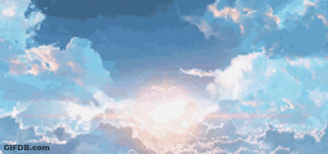 Aesthetic Blue Sky GIF