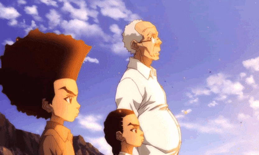 Aesthetic Boondocks Freeman GIF
