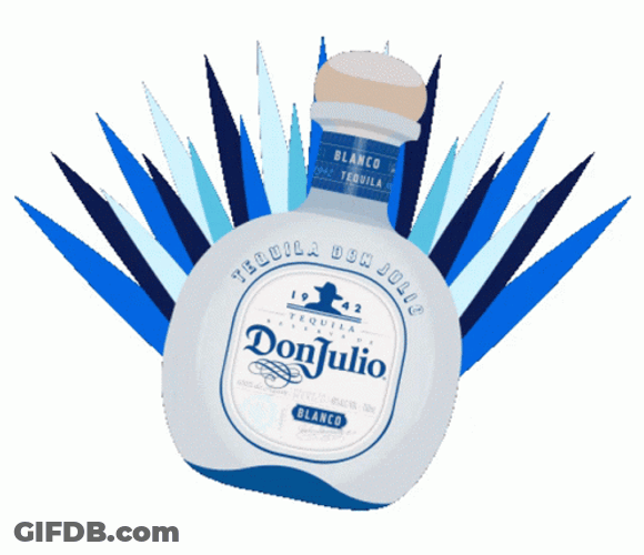 Aesthetic Bottle Of Don Julio Tequila GIF