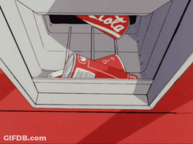 Aesthetic Coke Vending GIF